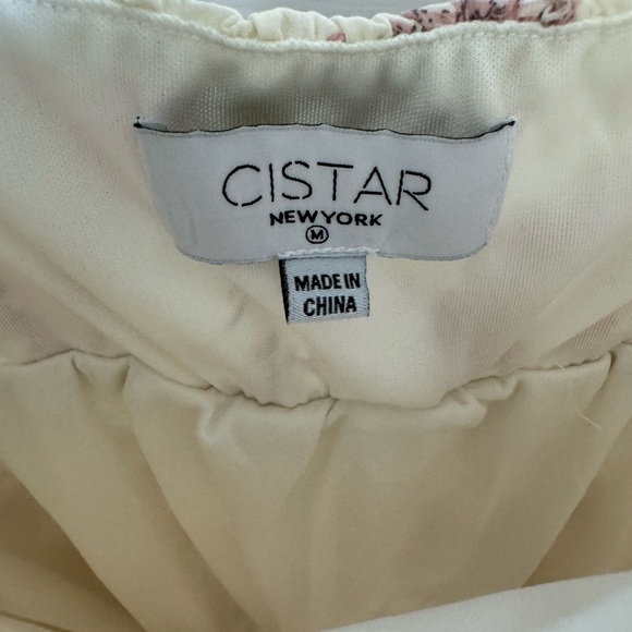 Cistar Pink and Cream Floral Dress - Picture 3 of 4